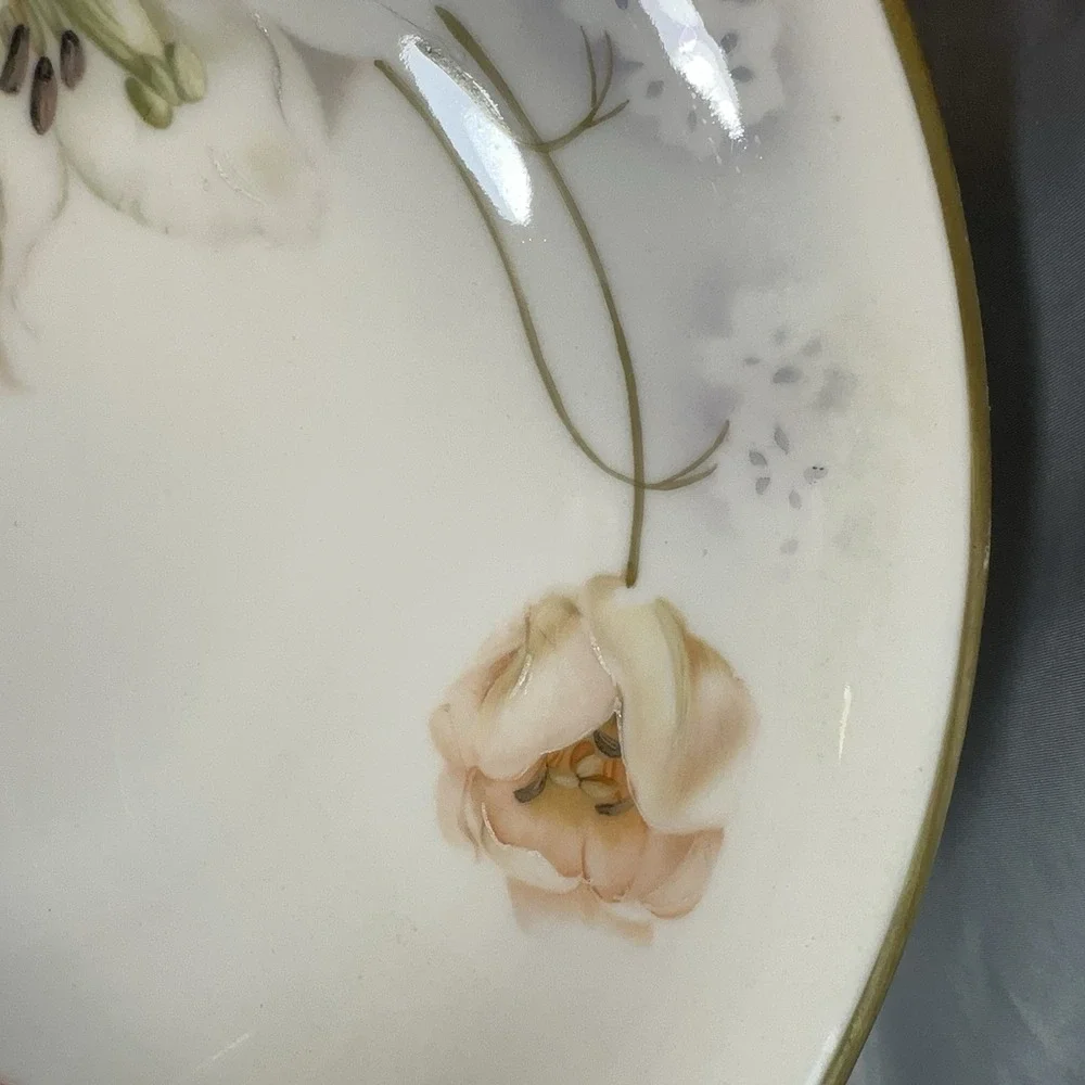 Antique Prov Saxe ES Germany Serving Bowl 10